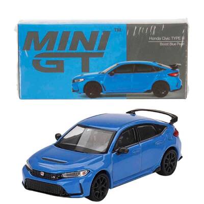 Mini Gt 1/64 Honda Civic Type R Boost Blue Pearl Mgt00637-L - 1