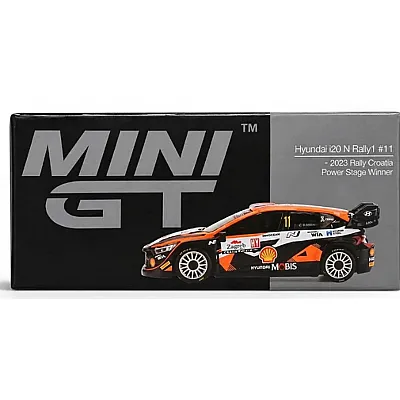Mini Gt 1/64 Hyundai i20 N Rally1 Power Stage Winner Mgt0972-L - 2