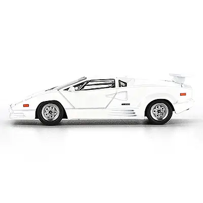 Mini Gt 1/64 Lamborghini Countach 25th Anniversary White Mgt01134-Bl - 2