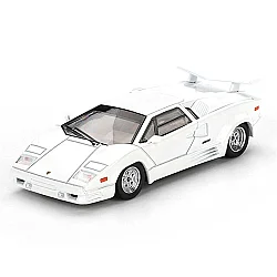 Mini Gt 1/64 Lamborghini Countach 25th Anniversary White Mgt01134-Bl - 1