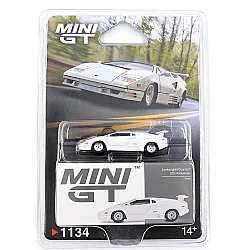 Mini Gt 1/64 Lamborghini Countach 25th Anniversary White Mgt01134-Bl - 4