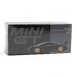 Mini GT 1/64 LB WORKS Lamborghini Aventador Limited Edition Matte Black - 4