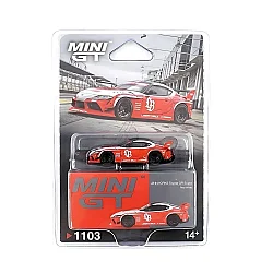 Mini Gt 1/64 LB-WORKS Toyota GR Supra Red/White Mgt01103-Bl - 4