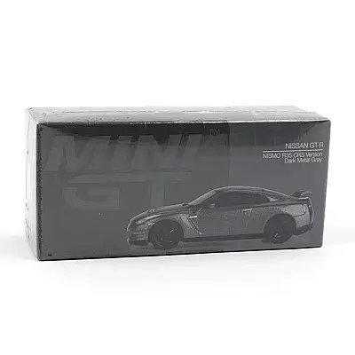 Mini Gt 1/64 Nissan Gt-R 2013 Dark Metal Gray(Nismo R35 Crs Version) - 2