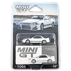 Mini Gt 1/64 Nissan Skyline Gt R R32 Veilside Combat White - 2