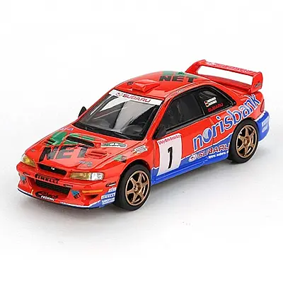 Mini Gt 1/64 Subaru Impreza Wrc97 #1 1999 Drm Champion - 1