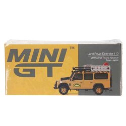 Mini Gt 1/64Land Rover Defender 1989 Camel Trophy Amazon Mgt00751 - 3