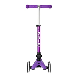 Mini Mıcro Scooter Deluxe Foldable Led Purple Mor Mmd199 - 3