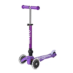 Mini Mıcro Scooter Deluxe Foldable Led Purple Mor Mmd199 - 2