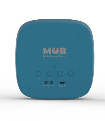 Mob Blue Rabbit Desktop Clock And Night Lamp Billy-Dkbl-01 - 2