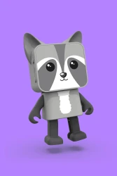 Mob Dancing Animals Bluetooth Speaker - Raccoon Da-22-02 - 2