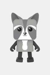 Mob Dancing Animals Bluetooth Speaker - Raccoon Da-22-02 - 3