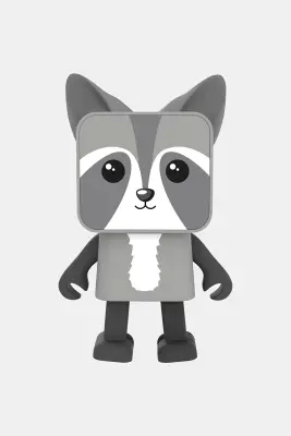 Mob Dancing Animals Bluetooth Speaker - Raccoon Da-22-02 - 3
