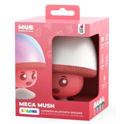 Mob Mega Mush Illuminated Bluetooth Speaker – Red Mmush-Rd-01 - 3
