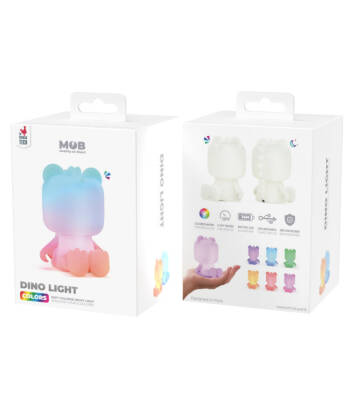 Mob Multicolored Night Lamp - Dinosaur Din-Light-02 - 2