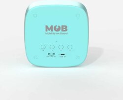 Mob Turquoise Rabbit Desktop Clock And Night Lamp Billy-Bl-01 - 2