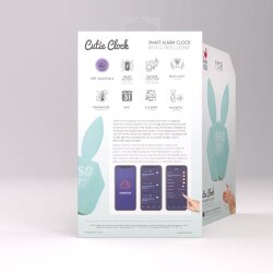 Mob Turquoise Rabbit Wall Clock And Night Lamp Co-Bl-02 - 3