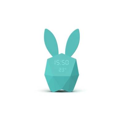 Mob Turquoise Rabbit Wall Clock And Night Lamp Co-Bl-02 - 1