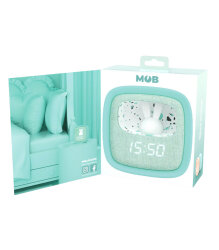 Mob Turquoise Terrazzo Rabbit Desktop Clock And Night Lamp Billy-Mtae-01 - 2