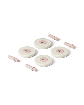 Modu 4x Köpük Tekerlek - Yumuşak Gül M-WNP-4XF-SG-SR - 1