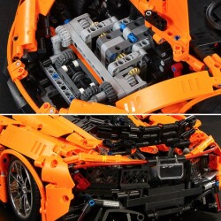 Mold King P1 Volcano Yellow Race Car Remote Controlled Technic Puzzle 13090S - 2