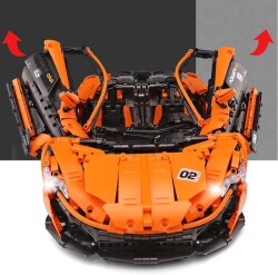 Mold King P1 Volcano Yellow Race Car Remote Controlled Technic Puzzle 13090S - 6