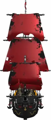 Mould King 3139 Piece Pirate Ship Puzzle-13109 - 4