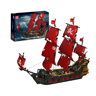 Mould King 3139 Piece Pirate Ship Puzzle-13109 - 1