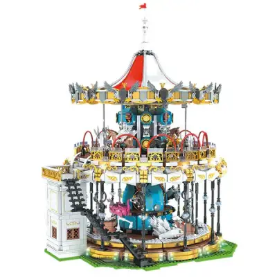 Mould King Carousel Motorized Light-Up Puzzle 11011 - 2