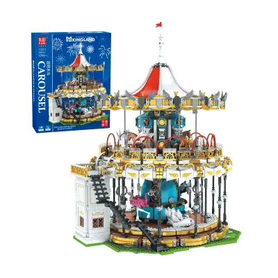 Mould King Carousel Motorized Light-Up Puzzle 11011 - 1