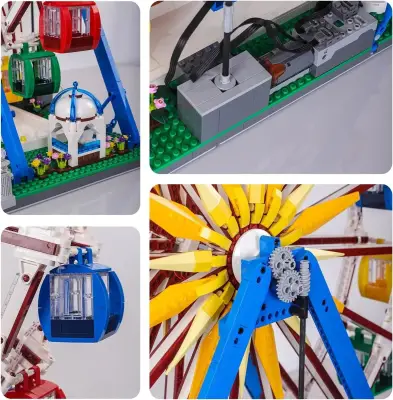 Mould King Ferris Wheel Motorized Illuminated Puzzle 11006 - 3