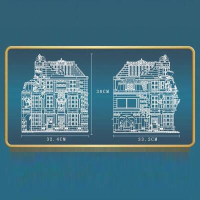 Mould King Magic Joker Shop House Puzzle 16041 - 4