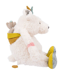 Moulin Roty Musical Plush Toy - Polar Bear 