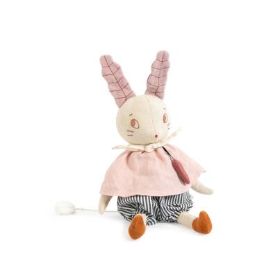 Moulin Roty Musical Plush Toy - Rabbit - 4