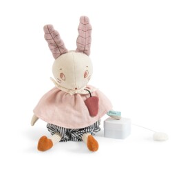 Moulin Roty Musical Plush Toy - Rabbit - 5