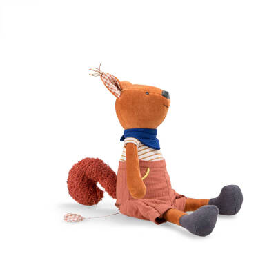 Moulin Roty Musical Plush Toy - Squirrel - 1