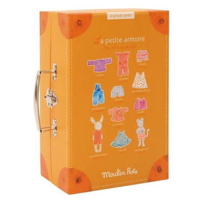 Moulin Roty Small Suitcase Wardrobe - Family - 3