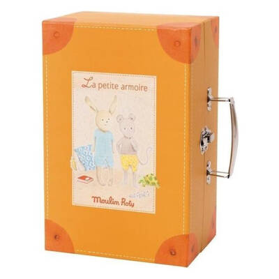 Moulin Roty Small Suitcase Wardrobe - Family - 4
