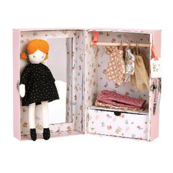 Moulin Roty Small Suitcase Wardrobe - Girl's - 1