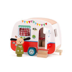 Moulin Roty Wooden Toy - Caravan - 3