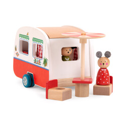 Moulin Roty Wooden Toy - Caravan - 2