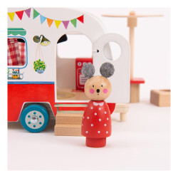 Moulin Roty Wooden Toy - Caravan - 6