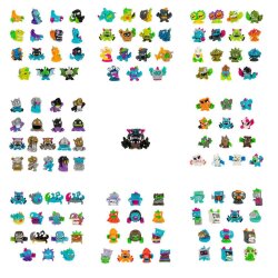 Mr. Beast Lab Swarms 12-Piece Surprise Figure Pack S1 24712 - 3
