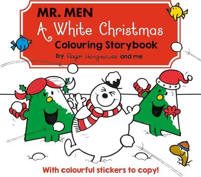 Mr Men: A White Christmas Colouring Storybook - 1