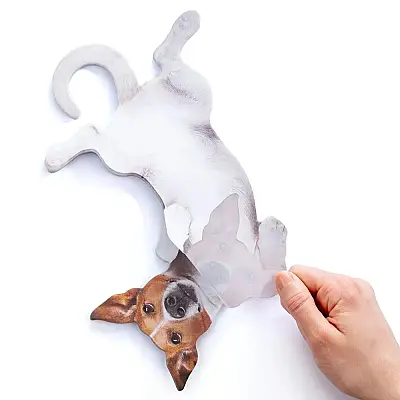 Mustard Dog Asılabilir Notluk M16200B Beyaz-Kahverengi - 2