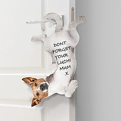 Mustard Dog Asılabilir Notluk M16200B Beyaz-Kahverengi - 4