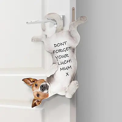 Mustard Dog Asılabilir Notluk M16200B Beyaz-Kahverengi - 4