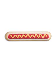Mustard Hot Dog Silikon Klavye Desteği M11061 - Mustard