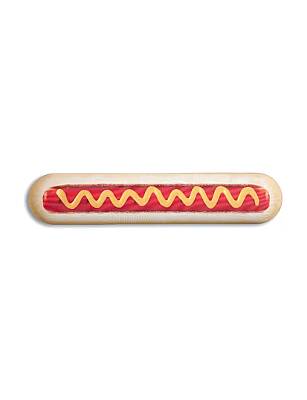Mustard Hot Dog Silikon Klavye Desteği M11061 - 1