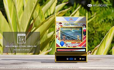 My Arcade 12Cm Str Fıghter Iı Champ Retro Konsol 2 Oyun Con.Marc-4184 - 2